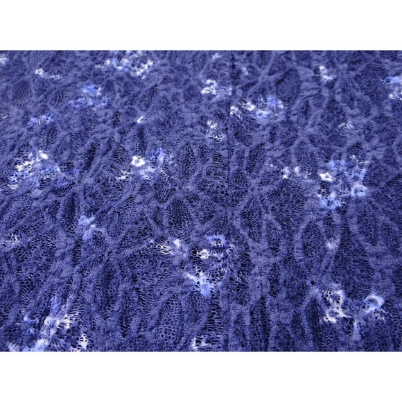 NWT-No Boundaries Kids Blue Floral Lace Cap Sleeve V Neck Dress Size XL 16 18 - Picture 5 of 7